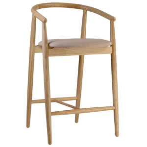 Стілець напівбарний Lovko Mamont Натуральний ясен