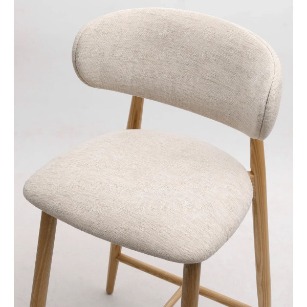 Полубарный стул Lovko Panda New Натуральный ясень/бежевый Superior 02-5