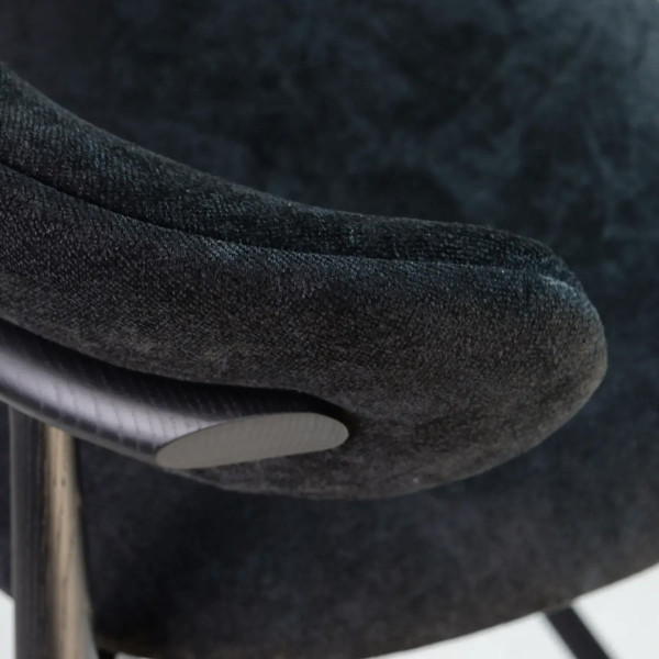 Полубарный стул Lovko Panda New Черный/Hevia 207.21-8