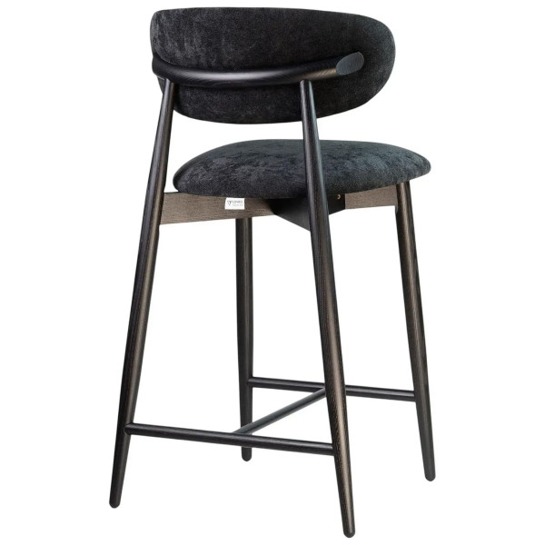 Полубарный стул Lovko Panda New Черный/Hevia 207.21-3