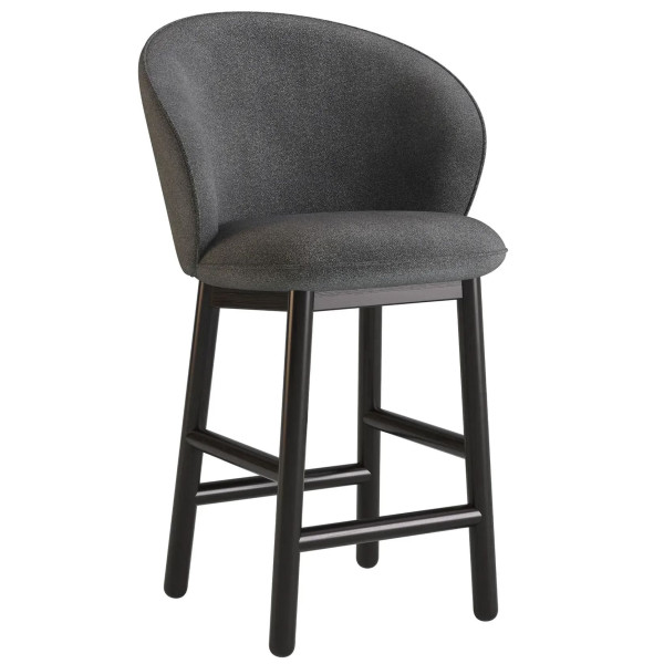 Полубарный стул Lovko Stitch Черный/Node 19-0