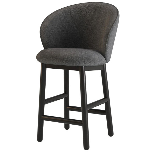 Полубарный стул Lovko Stitch Черный/Node 19-2