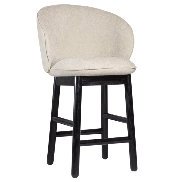 Напівбарний стілець Lovko Stitch Чорний/бежевий Magenta 13-0