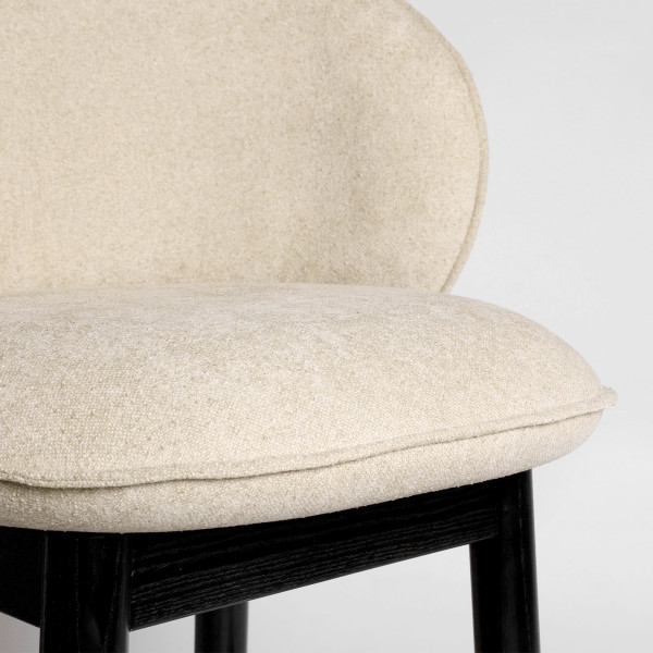 Напівбарний стілець Lovko Stitch Чорний/бежевий Magenta 13-5