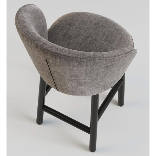 Напівбарний стілець Lovko Stitch Чорний/Vouge 16-4