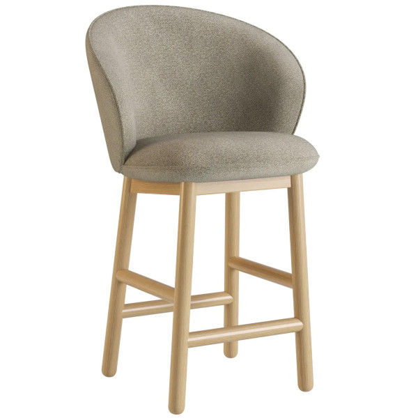 Напівбарний стілець Lovko Stitch Натуральний ясен/Node 07-0