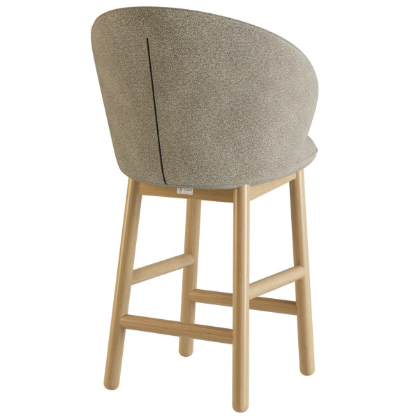 Напівбарний стілець Lovko Stitch Натуральний ясен/Node 07-3