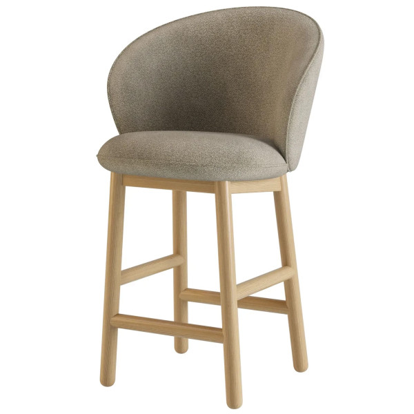 Напівбарний стілець Lovko Stitch Натуральний ясен/Node 07-2