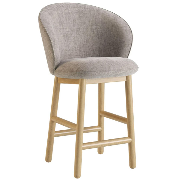 Напівбарний стілець Lovko Stitch Натуральний ясен/Vouge 14-0