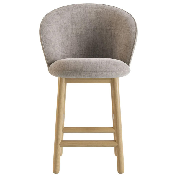 Напівбарний стілець Lovko Stitch Натуральний ясен/Vouge 14-1