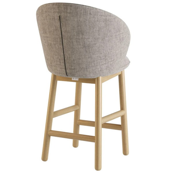 Напівбарний стілець Lovko Stitch Натуральний ясен/Vouge 14-3