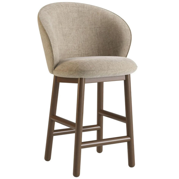 Напівбарний стілець Lovko Stitch Темний горіх/Vouge 02-0