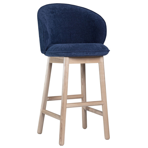Барный стул Lovko Stitch Натуральный ясень/синий Magenta 06-0