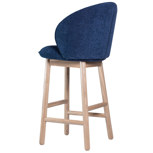 Барный стул Lovko Stitch Натуральный ясень/синий Magenta 06-3