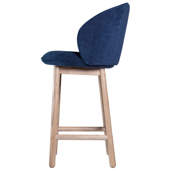 Барный стул Lovko Stitch Натуральный ясень/синий Magenta 06-2