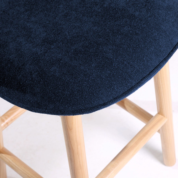 Барный стул Lovko Stitch Натуральный ясень/синий Magenta 06-5