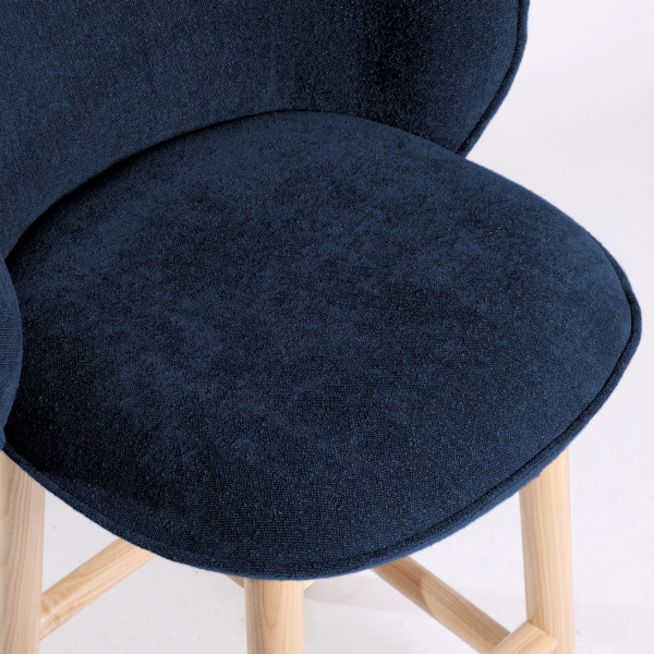 Барный стул Lovko Stitch Натуральный ясень/синий Magenta 06-4