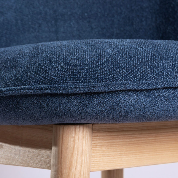 Барный стул Lovko Stitch Натуральный ясень/синий Magenta 06-8