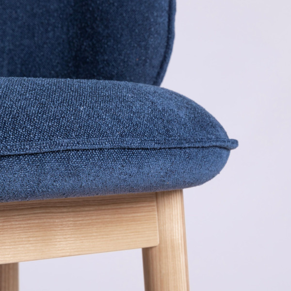 Барный стул Lovko Stitch Натуральный ясень/синий Magenta 06-9