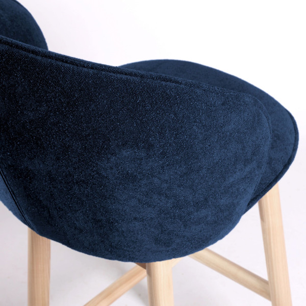 Барный стул Lovko Stitch Натуральный ясень/синий Magenta 06-10