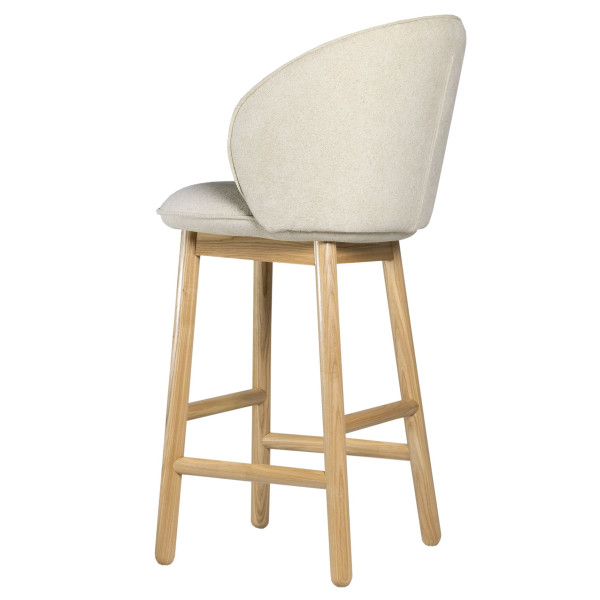 Напівбарний стілець Lovko Stitch Натуральний ясен/бежевий Magenta 13-3