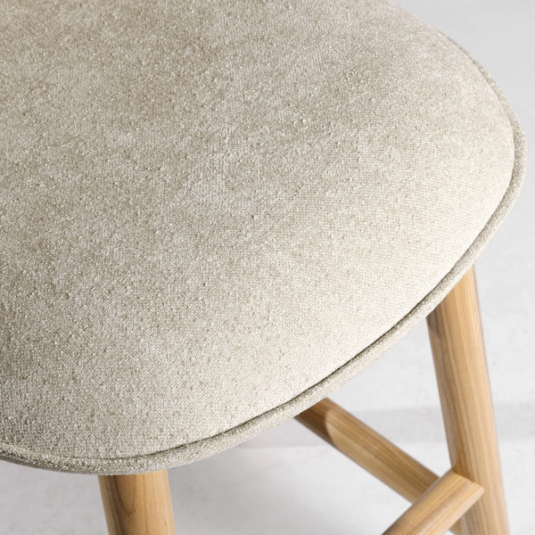 Напівбарний стілець Lovko Stitch Натуральний ясен/бежевий Magenta 13-6