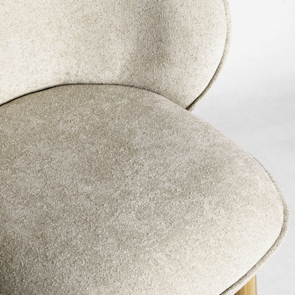 Напівбарний стілець Lovko Stitch Натуральний ясен/бежевий Magenta 13-5