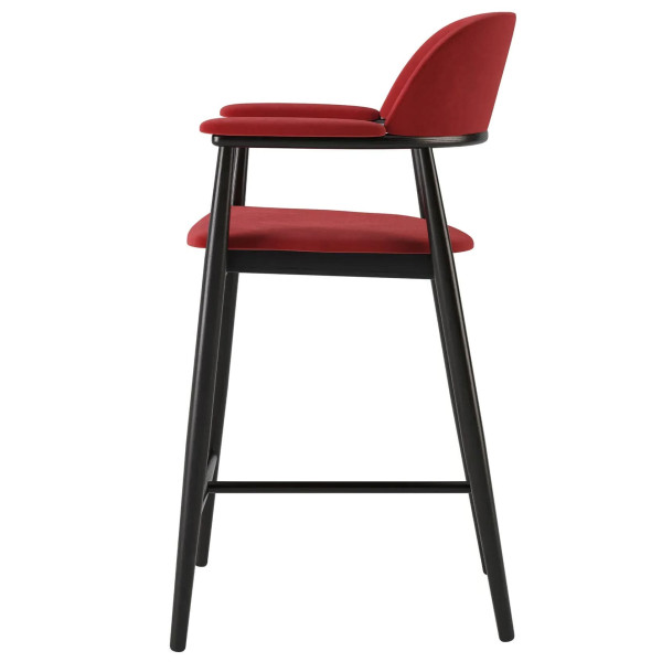 Полубарный стул Lovko Terra Черный/Galileo 256-4