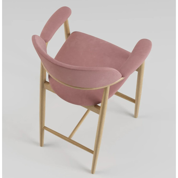 Полубарный стул Lovko Terra Натуральный ясень/Galileo 255-7