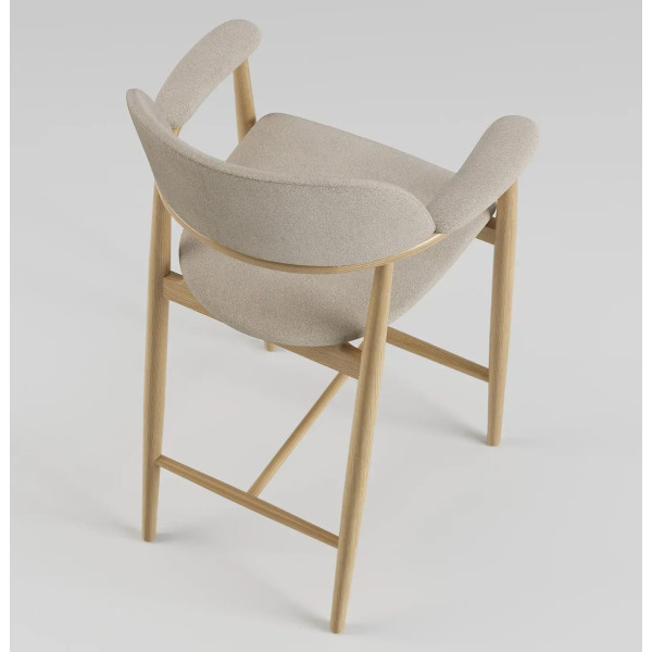 Напівбарний стілець Lovko Terra Натуральний ясень/Node 06-7