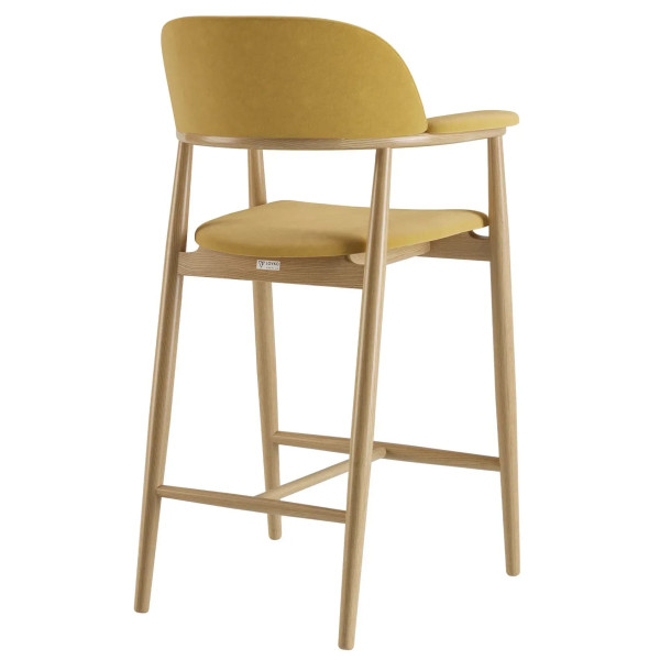 Полубарный стул Lovko Terra Натуральный ясень/Venus Velvet 2936-5