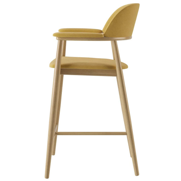 Полубарный стул Lovko Terra Натуральный ясень/Venus Velvet 2936-4