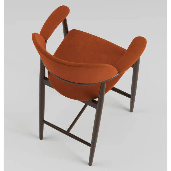 Полубарный стул Lovko Terra Темный орех/Gianni 123-7