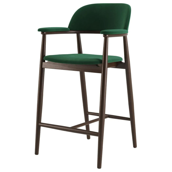 Полубарный стул Lovko Terra Темный орех/Venus Velvet 2940-1