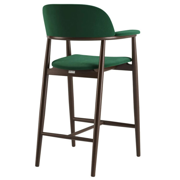 Полубарный стул Lovko Terra Темный орех/Venus Velvet 2940-5