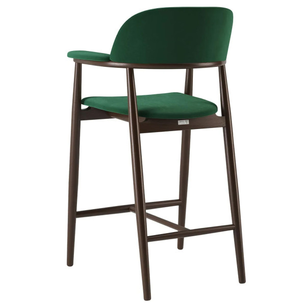 Полубарный стул Lovko Terra Темный орех/Venus Velvet 2940-6