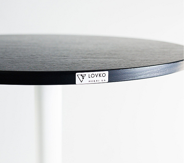 Барный стол Lovko Soul light bar d-60 Белый/черный-4