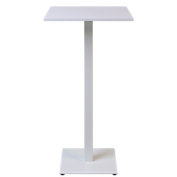 Барный стол Lovko Tetra light bar Белый/белый 60х60 см-1
