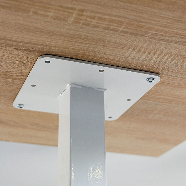 Барный стол Lovko Tetra light bar Белый/дуб 60х60 см-3