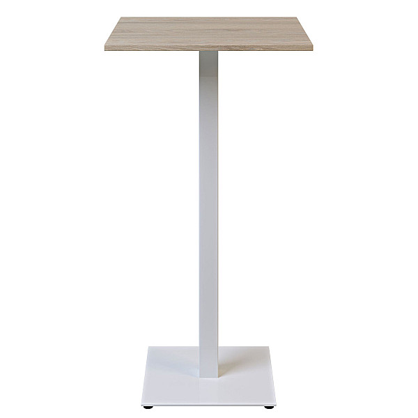 Барный стол Lovko Tetra light bar Белый/дуб 60х60 см-1