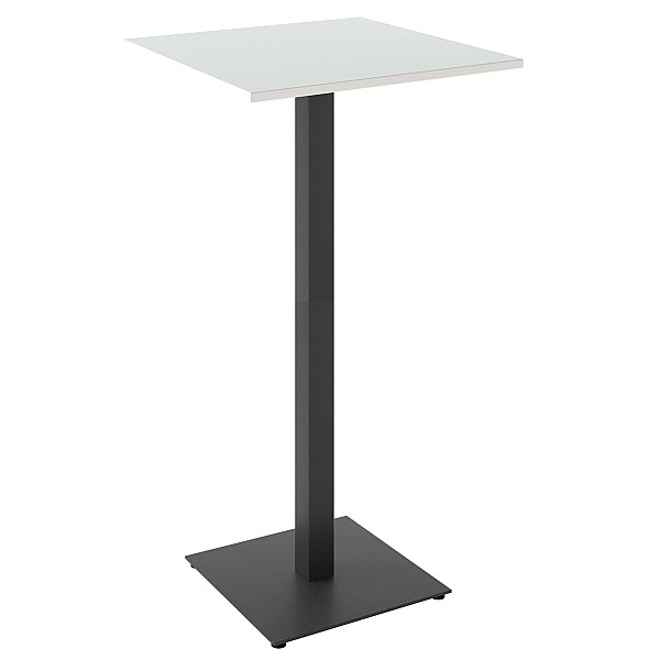 Барный стол Lovko Tetra light bar Черный/белый 60х60 см-0