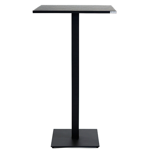 Барный стол Lovko Tetra light bar Черный/черный 60х60 см-1