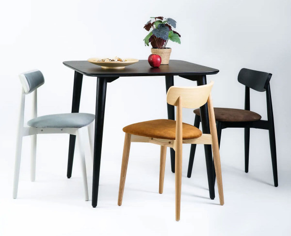 Стіл обідній Lovko Dan Чорний 80х80 см-6