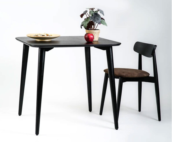 Стіл обідній Lovko Dan Чорний 80х80 см-4