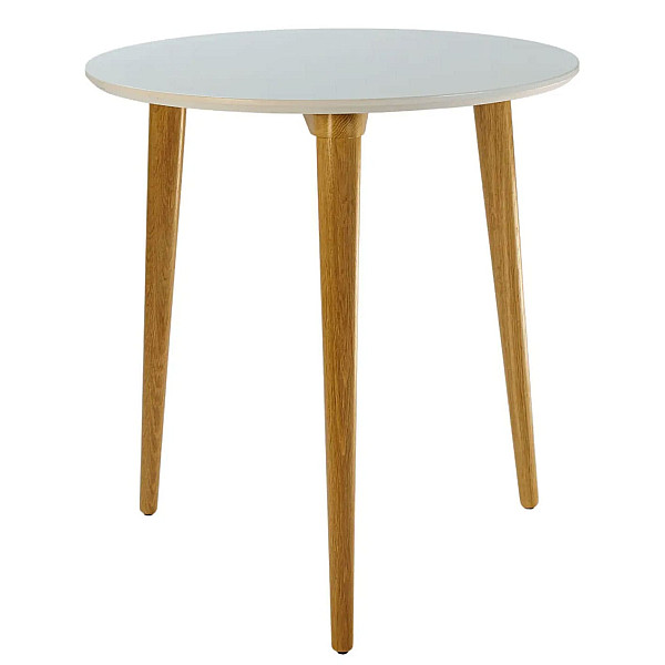 Стол обеденный Lovko Dan d-70 Белый/натуральный-1