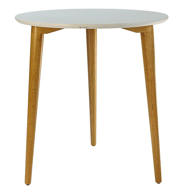 Стол обеденный Lovko Dan d-70 Белый/натуральный-0