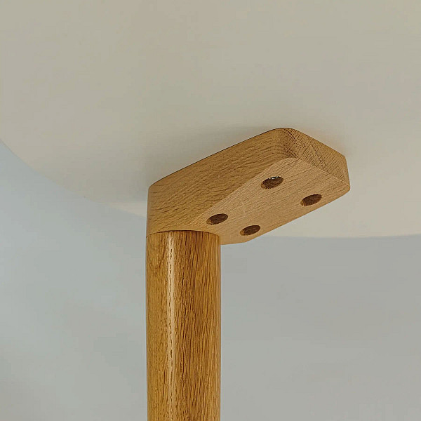 Стол обеденный Lovko Dan d-70 Белый/натуральный-8