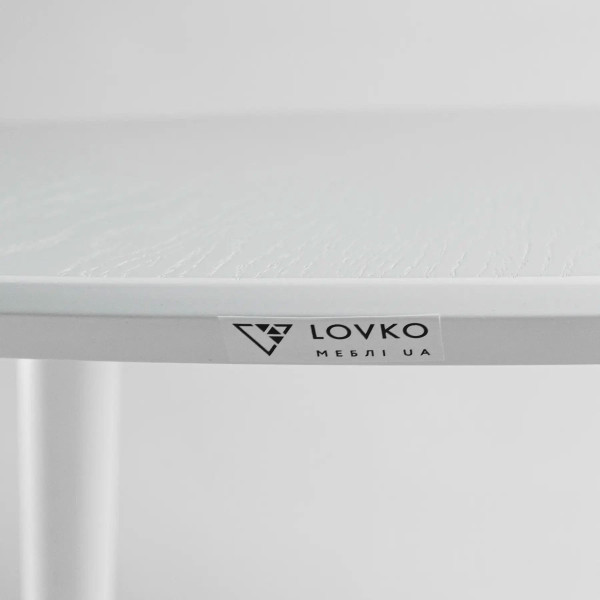Обідній стіл Lovko Dan d-90 Білий-4