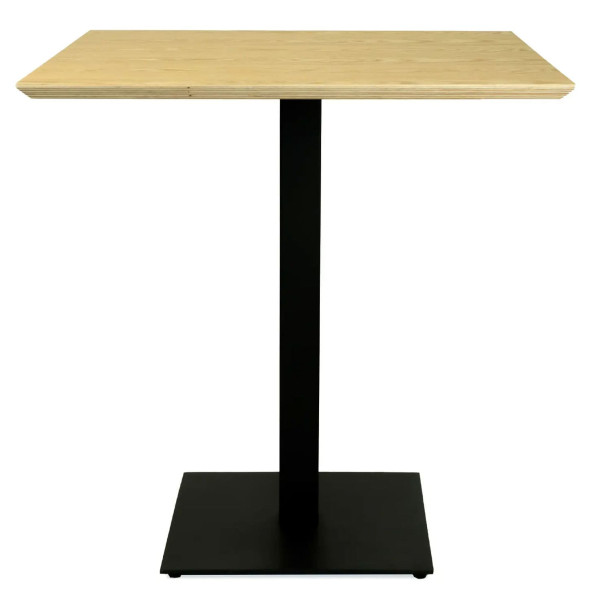 Стол обеденный Lovko Tetra Черный 70х70 см-0