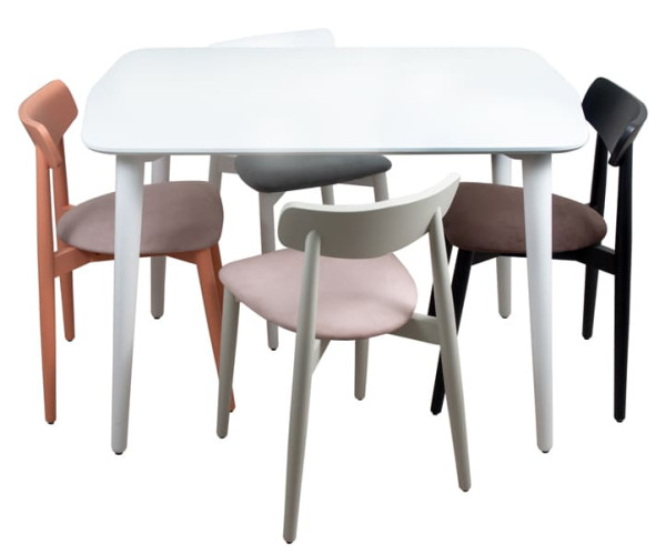 Стол обеденный Lovko Dan 75 Белый МДФ-3